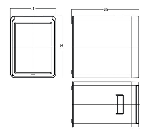 Poubelle à ouverture tactile anthracite brossé "Kora" - 15 L - GoodHome - Brico Dépôt