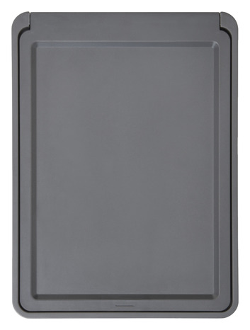 Poubelle à ouverture tactile anthracite brossé "Kora" - 15 L - GoodHome - Brico Dépôt