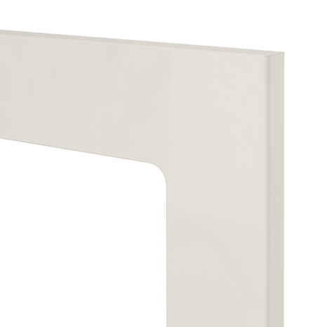 Façade 1 porte vitrée "Stevia" crème l.29,7 x h.71,5 cm - GoodHome - Brico Dépôt
