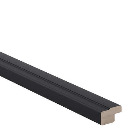 Corniche cache-lumière "Pasilla" noir l.240 x h.3,5 cm - GoodHome - Brico Dépôt