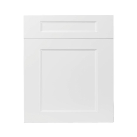 Façade 1 porte + 1 tiroir 60cm "Florie" blanc mat - L. 59.7 x H. 71.5cm - Cooke and Lewis - Brico Dépôt