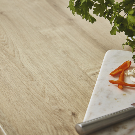 Plan de travail en stratifié aspect chêne l.180 x P.62 x Ép. 2,8 cm - Brico Dépôt