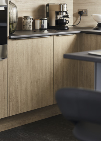 Façade de cuisine électro "Chia" chêne clair l.59,7 x h.68,7 cm - GoodHome - Brico Dépôt