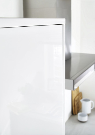 Corniche cache-lumière "Stevia/Garcinia" blanc l.240 x h.3,5 cm - GoodHome - Brico Dépôt