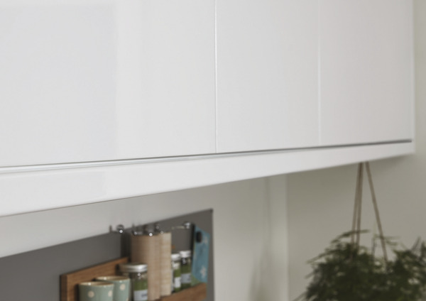 Corniche cache-lumière "Stevia/Garcinia" blanc l.240 x h.3,5 cm - GoodHome - Brico Dépôt