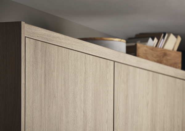 Corniche cache-lumière "Chia" chêne clair l.240 x h.3,5 cm - GoodHome - Brico Dépôt