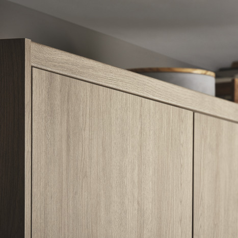 Corniche cache-lumière "Chia" chêne clair l.240 x h.3,5 cm - GoodHome - Brico Dépôt