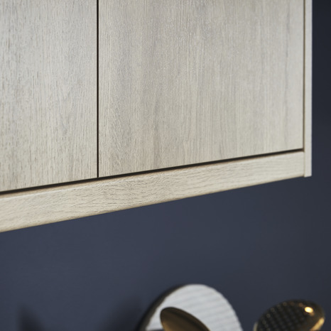 Corniche cache-lumière "Chia" chêne clair l.240 x h.3,5 cm - GoodHome - Brico Dépôt