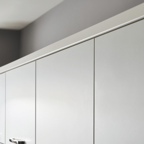 Corniche cache-lumière "Chia" gris l.240 x h.3,5 cm - GoodHome - Brico Dépôt