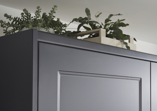 Corniche cache-lumière "Artemisia" blanc l.240 x h.3,5 cm - GoodHome - Brico Dépôt