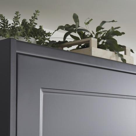 Corniche cache-lumière "Artemisia" blanc l.240 x h.3,5 cm - GoodHome - Brico Dépôt