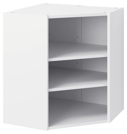 Caisson haut d'angle blanc (porte 40cm) - L. 63 x H. 72 x P. 32cm - Cooke and Lewis - Brico Dépôt