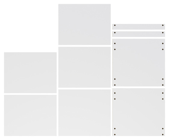 Tablettes pour colonne de rangement - L. 60 x P. 57cm - Cooke and Lewis - Brico Dépôt
