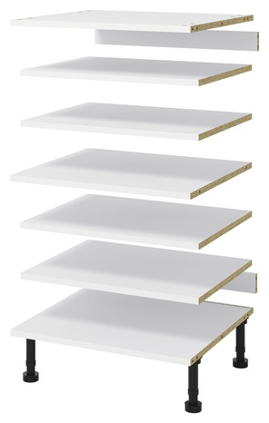 Tablettes pour colonne de rangement - L. 60 x P. 57cm - Cooke and Lewis - Brico Dépôt