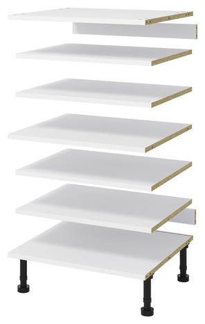 Tablettes pour colonne de rangement - L. 60 x P. 57cm - Cooke and Lewis - Brico Dépôt