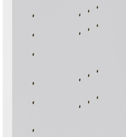 Panneau 1/2 colonne "Caraway" blanc l.60 x H.150,1 cm - GoodHome - Brico Dépôt