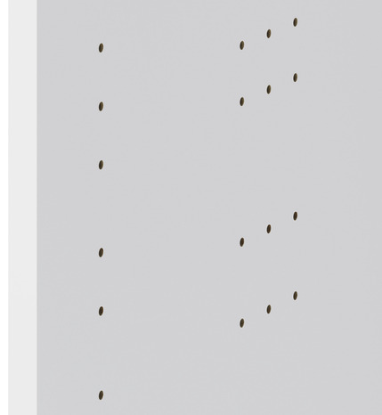 Panneau 1/2 colonne "Caraway" blanc l.60 x H.150,1 cm - GoodHome - Brico Dépôt