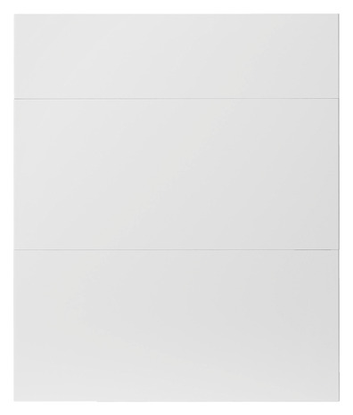 Façade 1 tiroir + 2 casseroliers 60cm "Dorice" blanc brillant - L. 59.7 x H. 71.5cm - Cooke and Lewis - Brico Dépôt