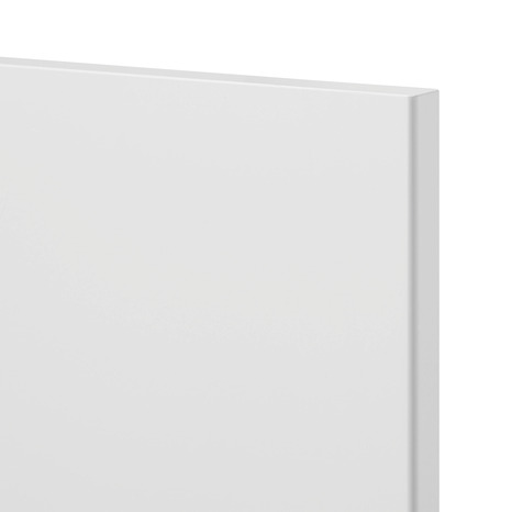Façade 1 porte + 1 tiroir 40cm "Dorice" blanc brillant - L. 39.7 x H. 71.5cm - Cooke and Lewis - Brico Dépôt