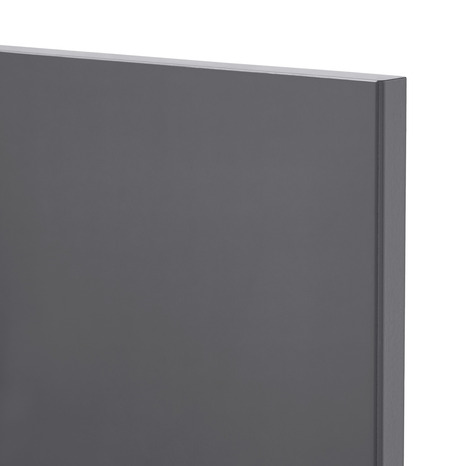 Façade 1 porte "Stevia" anthracite l.59,7 x h.71,5 cm - GoodHome - Brico Dépôt