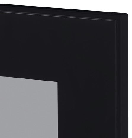 Façade 1 porte vitrée "Winterana" noir fumé l.59,7 x h.71,5 cm - GoodHome - Brico Dépôt