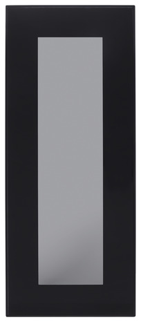 Façade 1 porte vitrée 30cm "Jarod" noir fumé - L. 29.7 x H. 71.5cm - Cooke and Lewis - Brico Dépôt