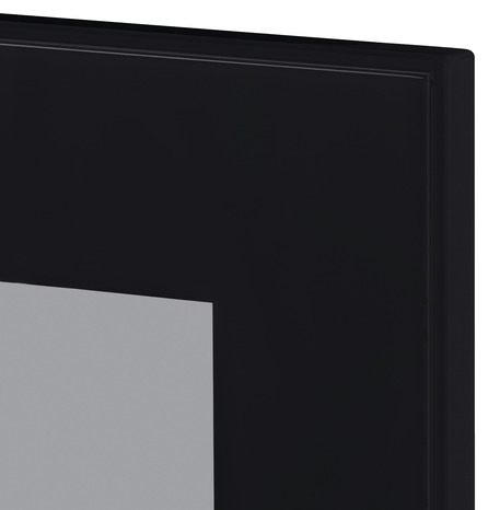 Façade 1 porte vitrée 30cm "Jarod" noir fumé - L. 29.7 x H. 71.5cm - Cooke and Lewis - Brico Dépôt