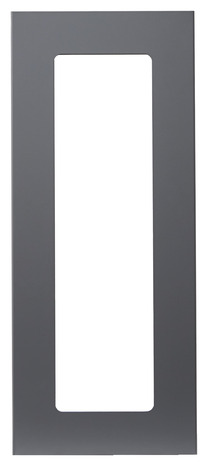 Façade 1 porte vitrée "Stevia" anthracite l.29,7 x h.71,5 cm - GoodHome - Brico Dépôt