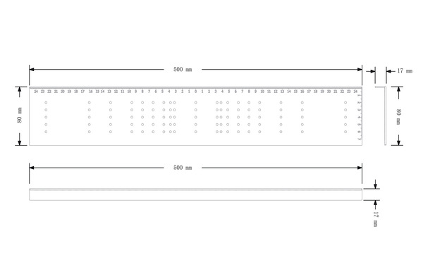 Gabarit de perçage pour poignée - Cooke and Lewis - Brico Dépôt