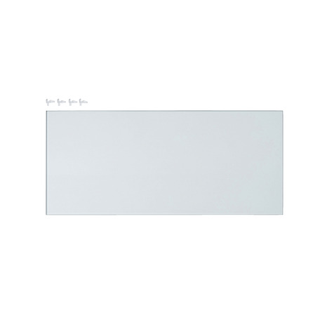 Étagère en verre pour caisson l. 55.85 cm x P.27.35 cm, 2 pièces - GoodHome - Brico Dépôt