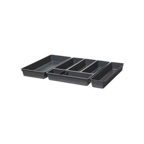 Range couverts non réglable gris "Nitaki" 18,2 x 5,5 cm, 1 compartiment - GoodHome - Brico Dépôt