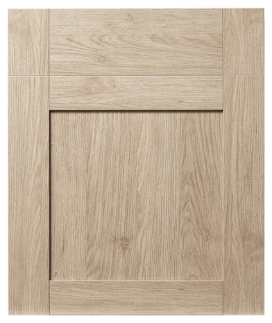 Façade 1 porte + 1 tiroir 60cm "Coline" chêne clair - L. 59.7 x H. 71.5cm - Cooke and Lewis - Brico Dépôt