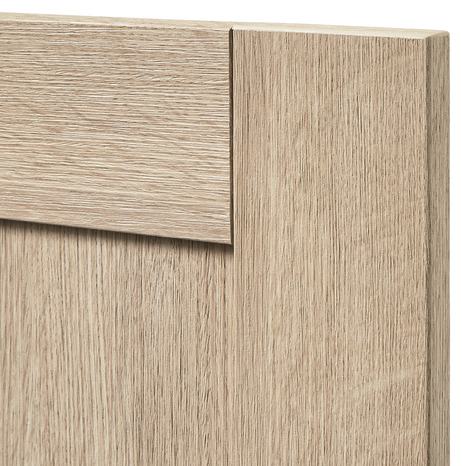 Façade 1 tiroir + 2 casseroliers 60cm "Coline" chêne clair - L. 59.7 x H. 71.5cm - Cooke and Lewis - Brico Dépôt