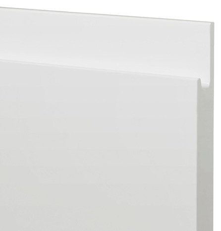 Façade 1 porte 15cm "Glorian"blanc brillant - L. 14.7 x H. 71.5cm - Cooke and Lewis - Brico Dépôt