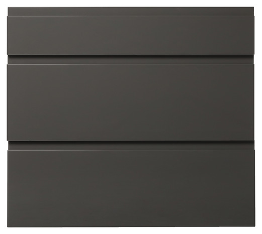 Façade 1 tiroir + 2 casseroliers "Garcinia" gris anthracite l.79,7 x h.71,5 cm - GoodHome - Brico Dépôt
