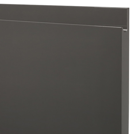Façade 3 tiroirs + 1 casserolier "Garcinia" gris anthracite l.39,7 x h.71,5cm - GoodHome - Brico Dépôt