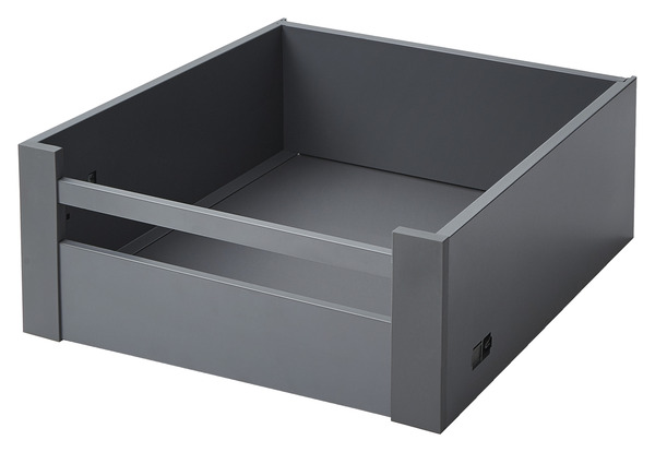 Façade casserolier intérieure "Soto"anthracite - l.35,5 x H.18,7 cm - GoodHome - Brico Dépôt