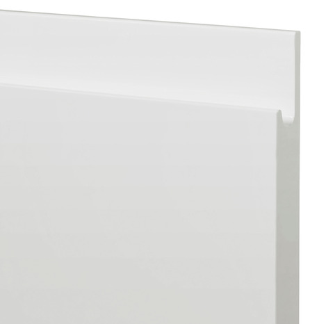 Façade 1 casserolier ou sur-hotte 80cm "Glorian" blanc brillant - L. 79.7 x H. 35.6cm - Cooke and Lewis - Brico Dépôt