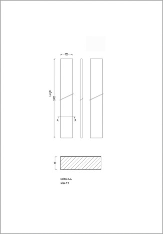 Plinthe décor inox - L. 2.4m x H. 15cm - Cooke and Lewis - Brico Dépôt