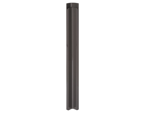 Finition d'angle "Garcinia" gris anthracite l.71,5 x h.5,9 cm - GoodHome - Brico Dépôt