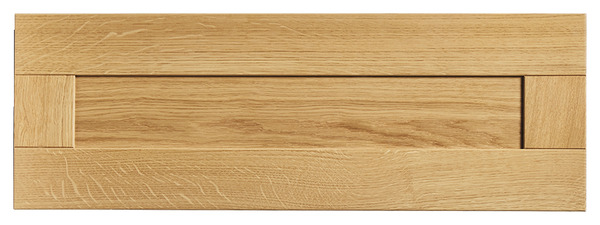 Façade 1 casserolier ou sur-hotte 60cm "Ilona"chêne doré - L. 59.7 x H. 35.6cm - Cooke and Lewis - Brico Dépôt