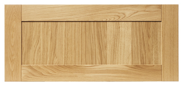 Façade 1 casserolier ou sur-hotte 80cm "Ilona"chêne doré - L. 79.7 x H. 35.6cm - Cooke and Lewis - Brico Dépôt