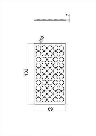 Protections adhésives pour caisson transparent, 100 pièces - GoodHome - Brico Dépôt