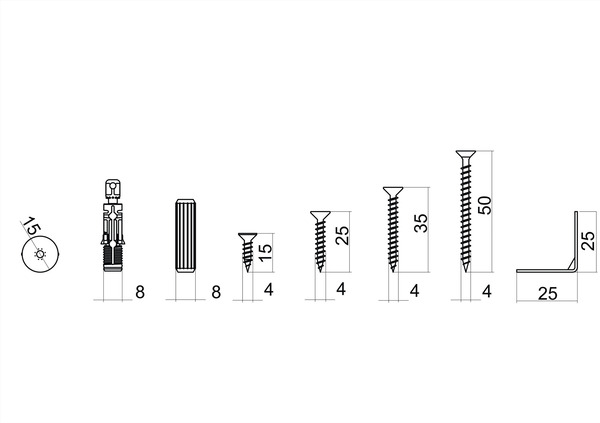 Kit de quincaillerie de secours pour meuble de cuisine - Cooke and Lewis - Brico Dépôt