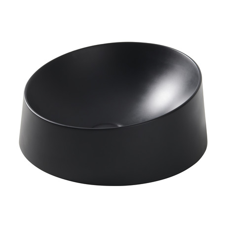 Vasque à poser résine noire Allos - GoodHome - Brico Dépôt