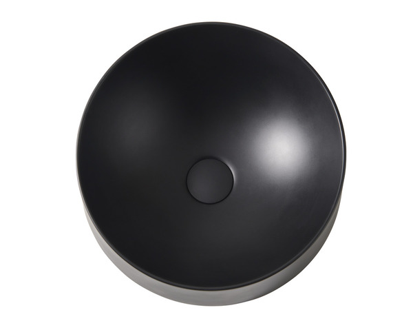 Vasque à poser résine noire Allos - GoodHome - Brico Dépôt