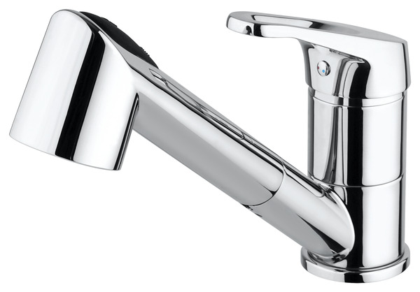 Mitigeur évier inox "Rusumo" avec douchette - Cooke and Lewis - Brico Dépôt