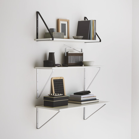 Équerre blanche "Clever" H. 280 mm x L. 20 mm x P. 200 mm - FORM - Form - Brico Dépôt