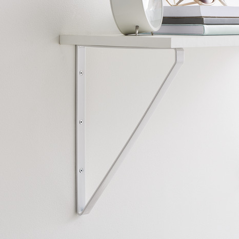 Équerre blanche "Clever" H. 280 mm x L. 20 mm x P. 200 mm - FORM - Form - Brico Dépôt