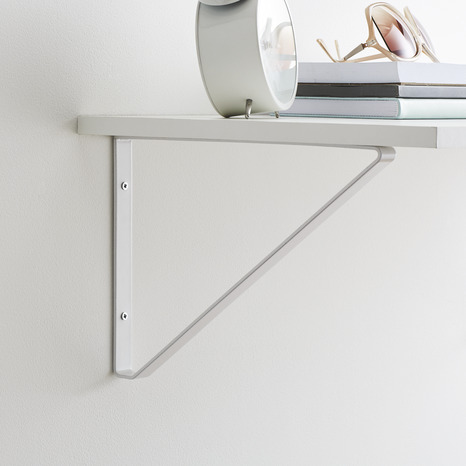 Équerre blanche "Clever" H. 280 mm x L. 20 mm x P. 200 mm - FORM - Form - Brico Dépôt